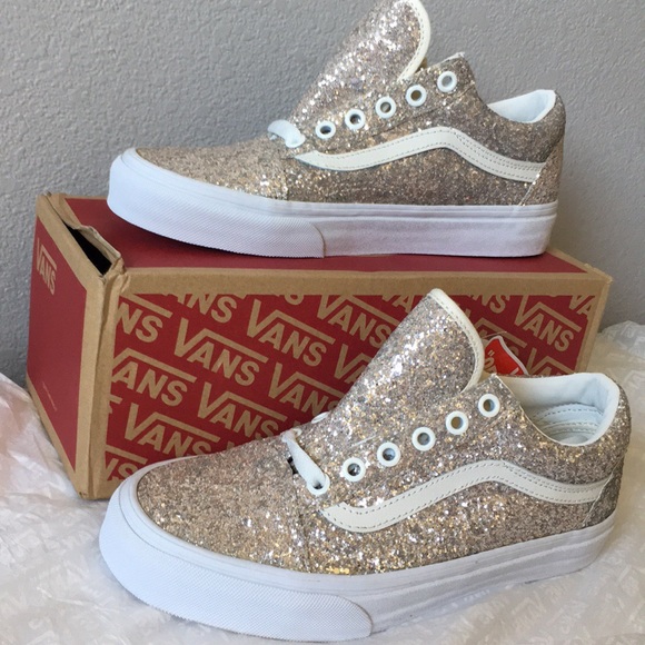 chunky glitter vans